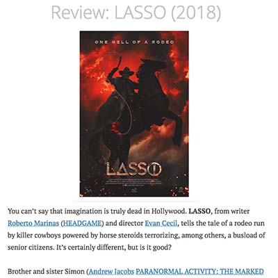 Review: LASSO (2018)